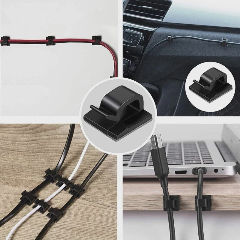 Kabel Organizer Clips - Houd je Kabels Netjes & Georganiseerd