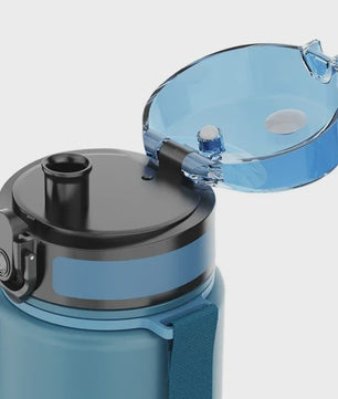 Grote Sport Waterfles (500ML/1000ML) - Lekvrij & Motiverend voor Gym & Outdoor