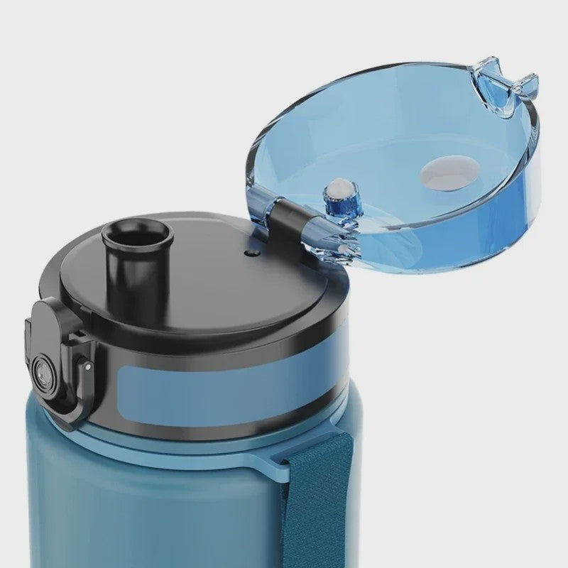 Grote Sport Waterfles (500ML/1000ML) - Lekvrij & Motiverend voor Gym & Outdoor