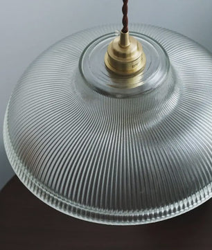 Nordic Groene Glazen Hanglamp - Stijlvolle Plissé Design Verlichting