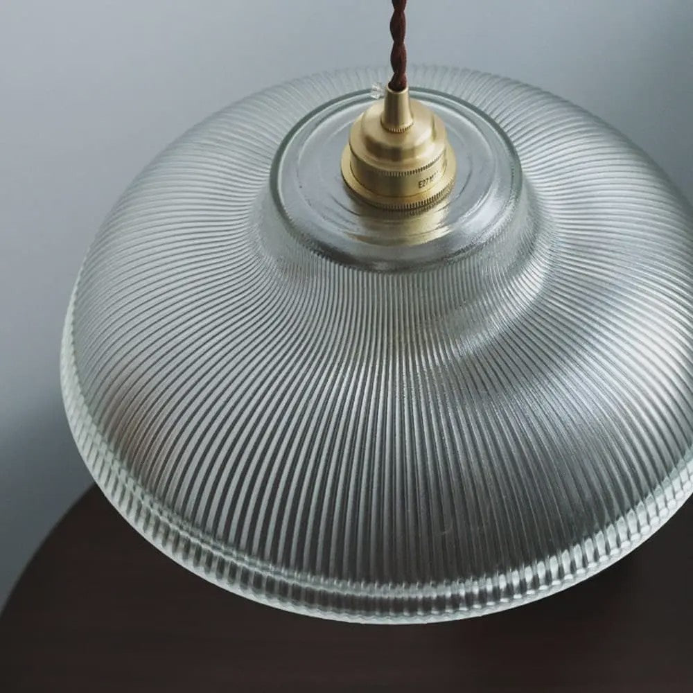Nordic Groene Glazen Hanglamp - Stijlvolle Plissé Design Verlichting