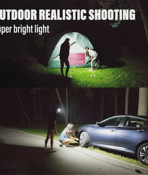 Oplaadbare LED Hoofdlamp met Sensor, Batterij Indicator & Waterdicht Ontwerp - Super Fel