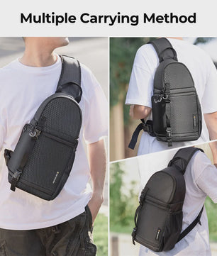 K&F CONCEPT 10L Waterdichte Camera Sling Backpack - Fotografie Rugzak voor DSLR/Mirrorless