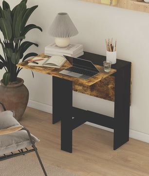 Homcom Klaptafel met 2 Uitklapbare Vleugels - 103x76x73.5 cm - Veelkleurig