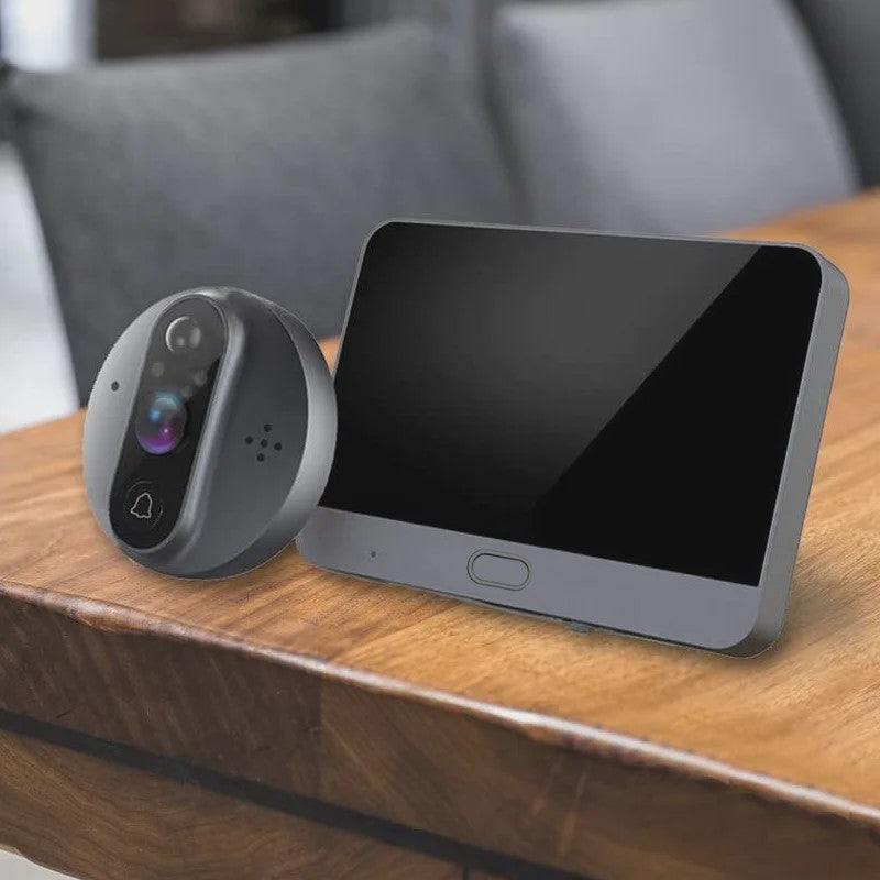Slimme WiFi Deurcamera met 1080P HD, Nachtzicht en Bewegingsdetectie - 5000mAh Batterij