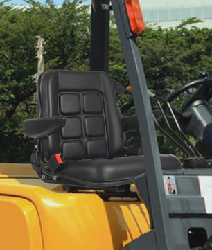 Comfortabele Tractor en Heftruck Stoel met Veiligheidsgordel en Verstelbare Rugleuning