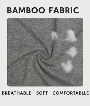 2-Pack Bamboe Fiber T-shirts Heren - Ronde Hals, Korte Mouw, Ademend & Zweetabsorberend