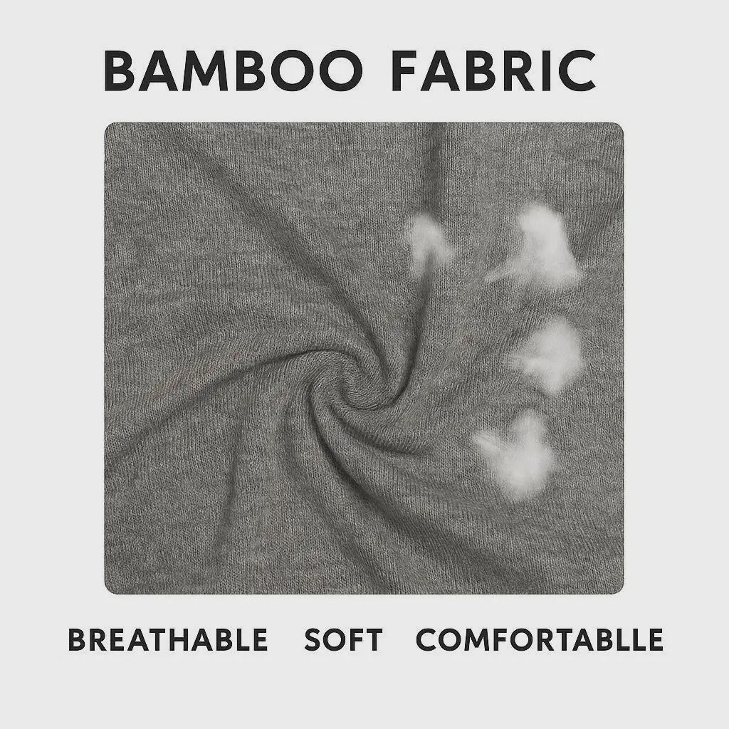 2-Pack Bamboe Fiber T-shirts Heren - Ronde Hals, Korte Mouw, Ademend & Zweetabsorberend