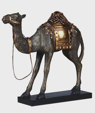 Decoratieve Kameel Beeldje - Indische Stijl Hars Sculptuur