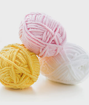 Zacht Chenille Garen 50g - Dik Velvet Garen voor Handwerken & DIY Baby Projecten