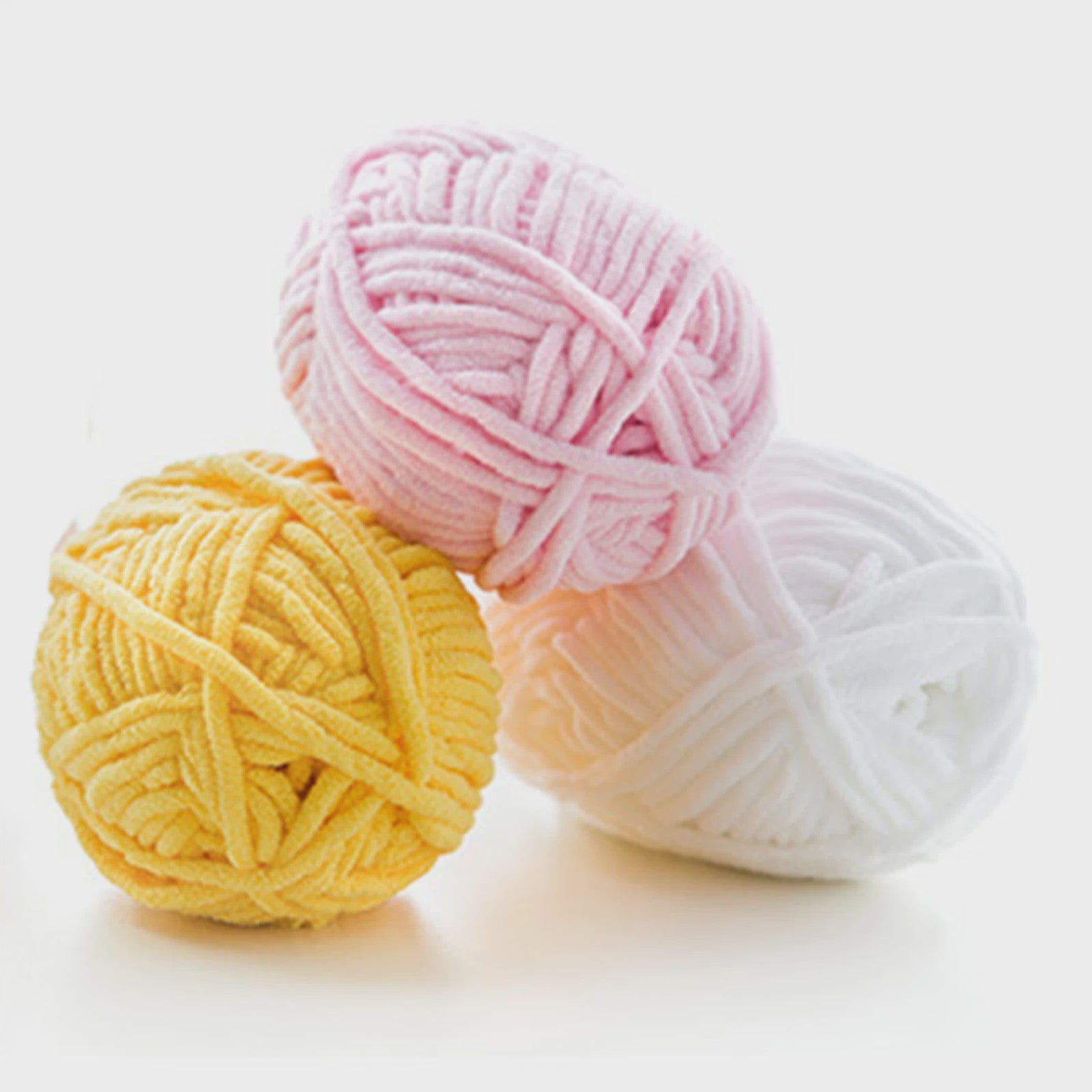 Zacht Chenille Garen 50g - Dik Velvet Garen voor Handwerken & DIY Baby Projecten
