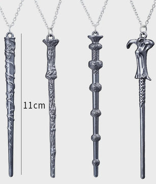 Magische Toverstaf Sleutelhanger - Vintage Sieraden & Cosplay Accessoire