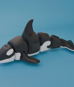 3D Geprinte Gewrichtte Dieren Beeldjes: Haai, Orka & Meer - Levensecht Speelgoed & Decoratie