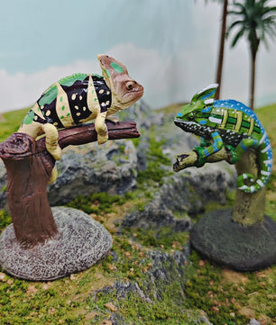 Realistische Reptielen Speelgoedset: Kameleon, Leguaan, Baardagaam & Meer