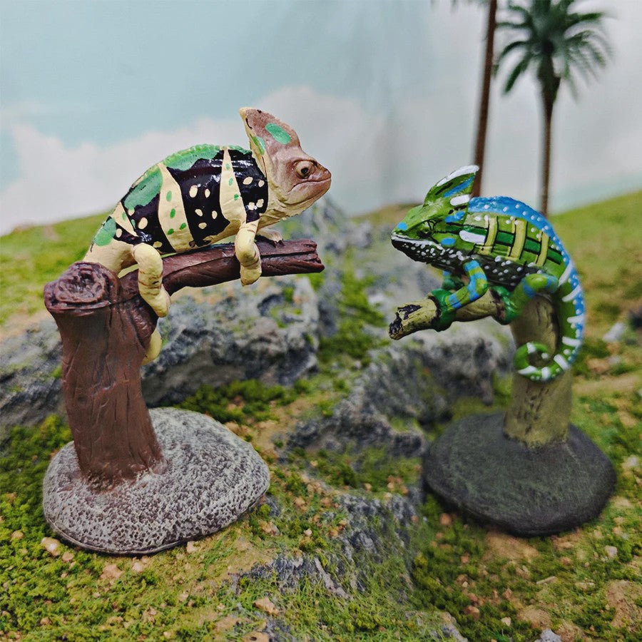 Realistische Reptielen Speelgoedset: Kameleon, Leguaan, Baardagaam & Meer