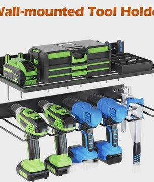 3-Laags Wandmontage Organizer voor Elektrisch Gereedschap - Werkplaats en Garage Opbergkast
