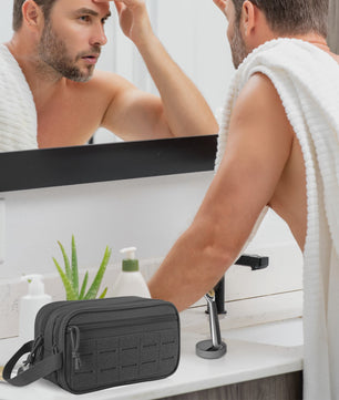 Tactische Toilet Tassen Organizer Heren - Waterafstotend & MOLLE Compatibel
