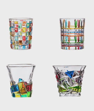 PINNY Kristallen Glas 300ML - Stained Crystal, Vintage Stijl