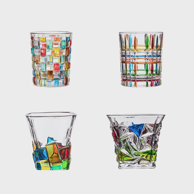 PINNY Kristallen Glas 300ML - Stained Crystal, Vintage Stijl