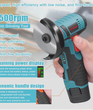 Draadloze Mini Haakse Slijper 12V - Compacte Krachtpatser voor Precisiewerk