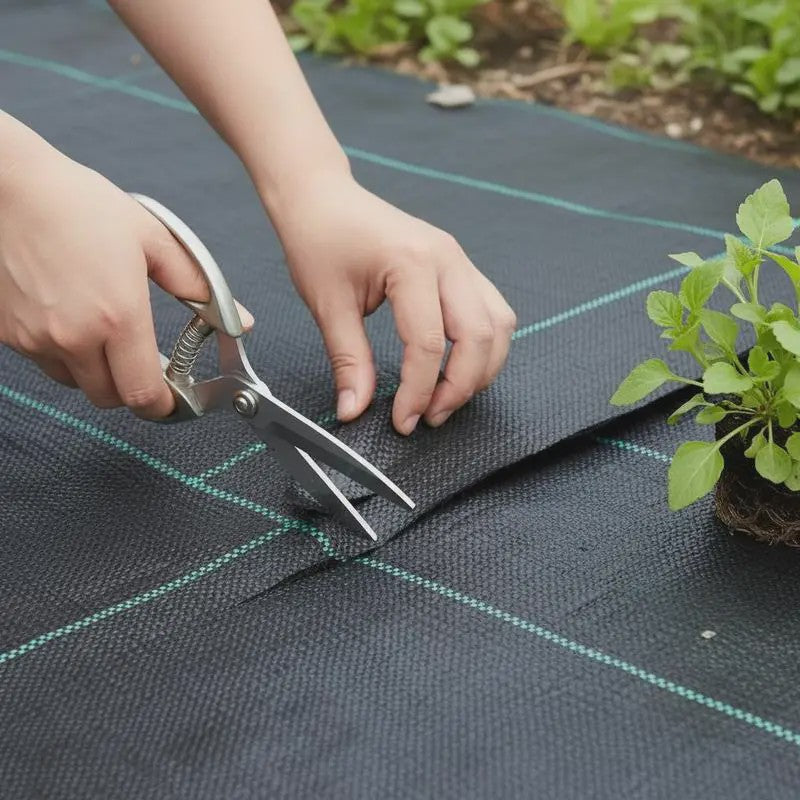 Onkruiddoek Zwart 2x50m PP - UV & Waterbestendig Bodembedekker voor Tuin, Gazon & Balkon