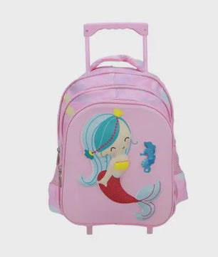 Kinder Trolley Rugzak met Wieltjes - Leuke Reisbagage voor Peuters en Kleuters