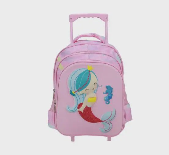 Kinder Trolley Rugzak met Wieltjes - Leuke Reisbagage voor Peuters en Kleuters
