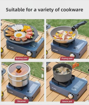 BISINNA Krachtige Camping Gasbrander 10000W - Ideaal voor Outdoor, Picknick & Barbecue
