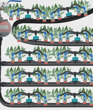 AZNM Druppelsysteem Kit 10-100M - Automatische Watergift voor Planten & Kas