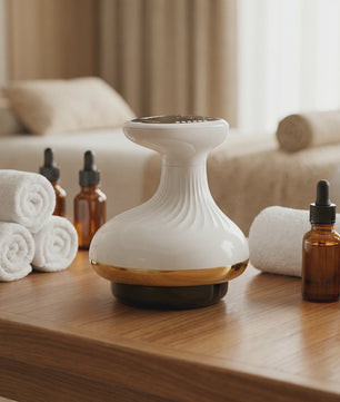 Elektrische Cupping & Schrap Massage Apparaat - Verwarmend, Verlicht Spanning