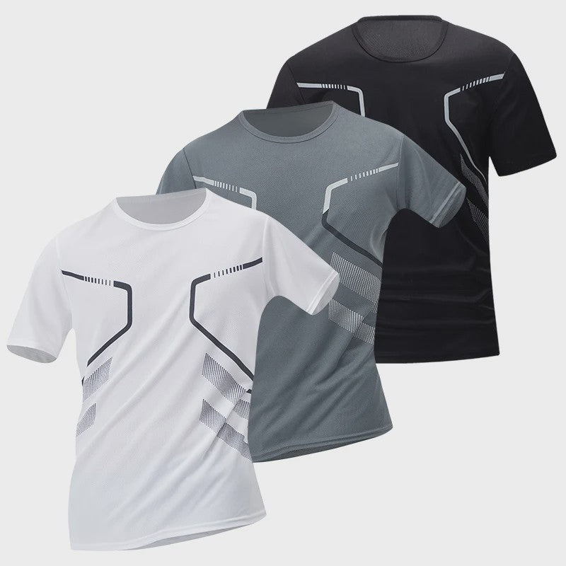 Heren Zomer T-shirt Korte Mouw - Sneldrogend & Ademend Sportshirt