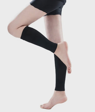 Plus Size Compressie Kuitmouwen (S-5XL) - 30-40mmHg - Tegen Spataderen & voor Sport