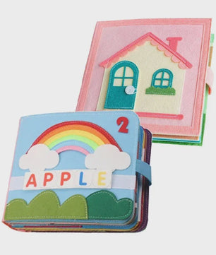 Montessori Busy Book voor Peuters - Interactief Leerboek voor Baby's en Kinderen - Educatief Reisspelletje