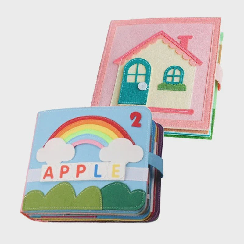 Montessori Busy Book voor Peuters - Interactief Leerboek voor Baby's en Kinderen - Educatief Reisspelletje
