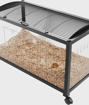 Grote Hamsterkooi met Wielen - Ruim Verblijf voor Hamsters, Cavia's en Kleine Dieren