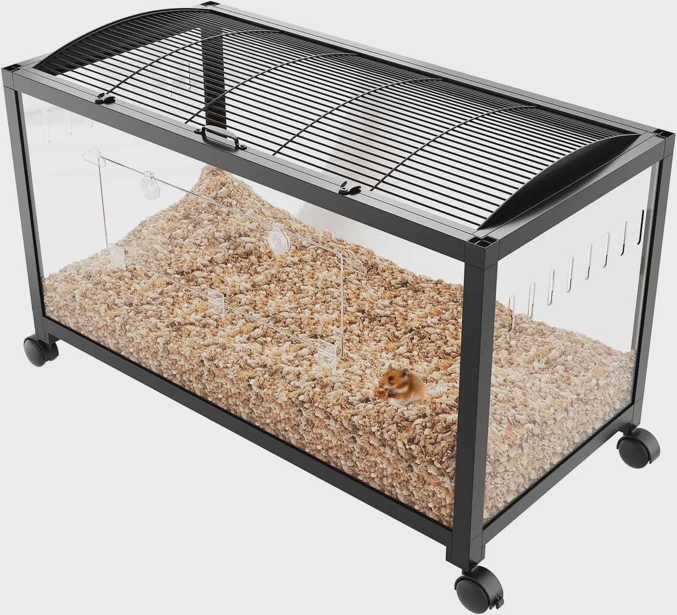 Grote Hamsterkooi met Wielen - Ruim Verblijf voor Hamsters, Cavia's en Kleine Dieren