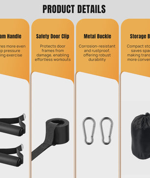 5-delige Weerstandsband Set: Krachttraining, Pull-ups & Yoga