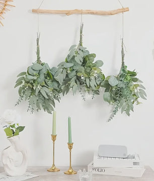 Kunstmatige Eucalyptus Takken & Bladeren Mix (50/90 Stuks) - Bloemstukken & Decoratie