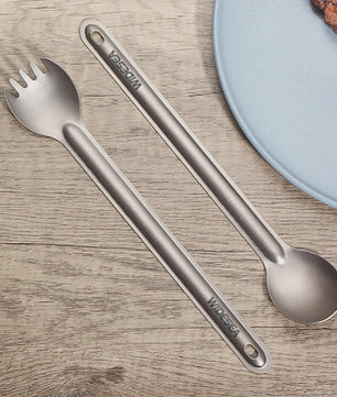 Widesea Titanium Spork - Lichtgewicht Outdoor Bestek voor Kamperen, Hiken en Reizen