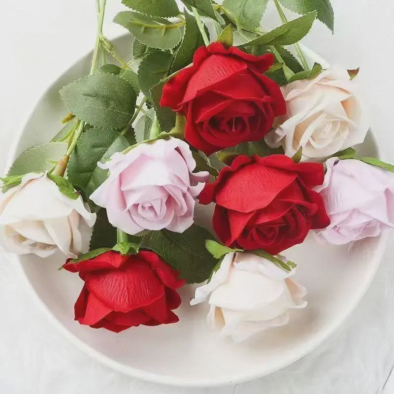 Kunst Rozen Takken - Realistische Kunstbloemen voor Bruiloft & Decoratie (1, 5, 10, 20 stuks)