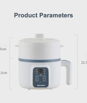 1.7L Multifunctionele Rijstkoker & Multi Cooker - Stoom, Kook, Stoof, Bak - 220V