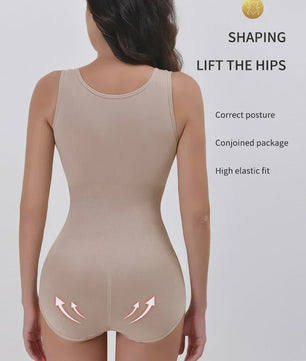 Dames Bodysuit Shapewear met Rits en Buikcontrole - Taille Trainer & Slankmakend Korset