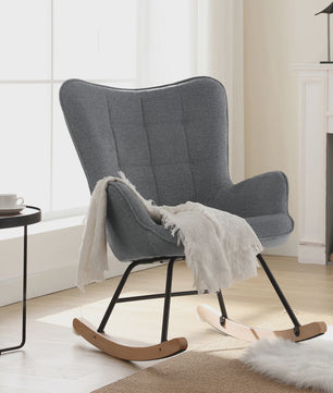 Comfortabele Schommelstoel met Zachte Zitting - Ergonomisch en Stijlvol voor Woonkamer of Slaapkamer