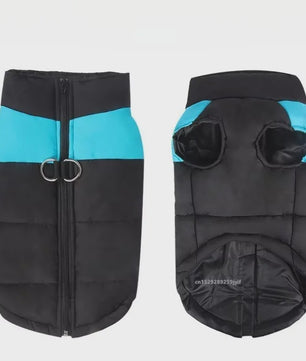 Waterdichte en Warme Hondenkleding Winterjas Vest Gevoerd met Rits voor Kleine tot Grote Honden