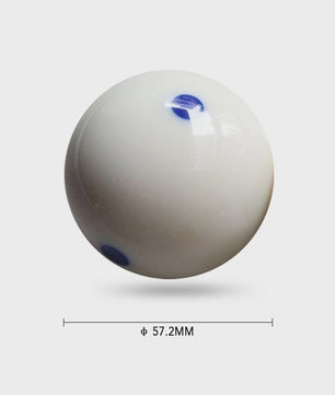Billiard Trainingsbal met 6 Blauwe Stippen - 57.2mm Standaard Pool Keu Biljartbal
