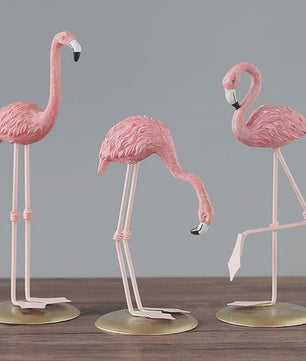 Roze Flamingo Ornament - Stijlvolle Hars Decoratie voor Huis, Kantoor & Cadeau