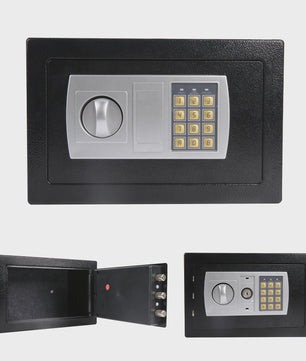 8.5L Digitale Kluis met Sleutel & Code - Veilig Geld & Waardevolle Spullen Thuis, Kantoor of Hotel