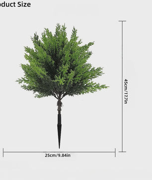 Set van 2 Kunstkerstbomen Bolvormig - Hoge Kwaliteit Kunstgroen voor Binnen en Buiten Tuindecoratie
