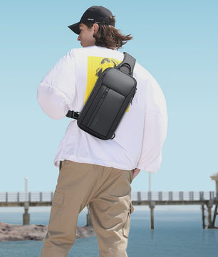 Bange Waterdichte Heren Borsttas - Crossbody Schoudertas met Grote Capaciteit