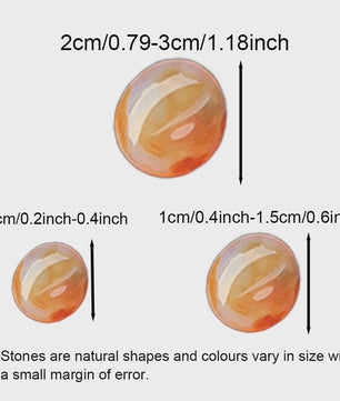 Set Gepolijste Kristalstenen - Multi-Color Tumblestones voor Decoratie & Meditatie